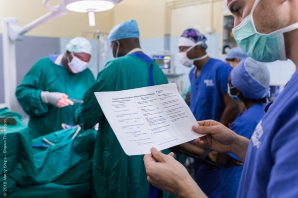 Checklist for the Regional Hospital of Limbe